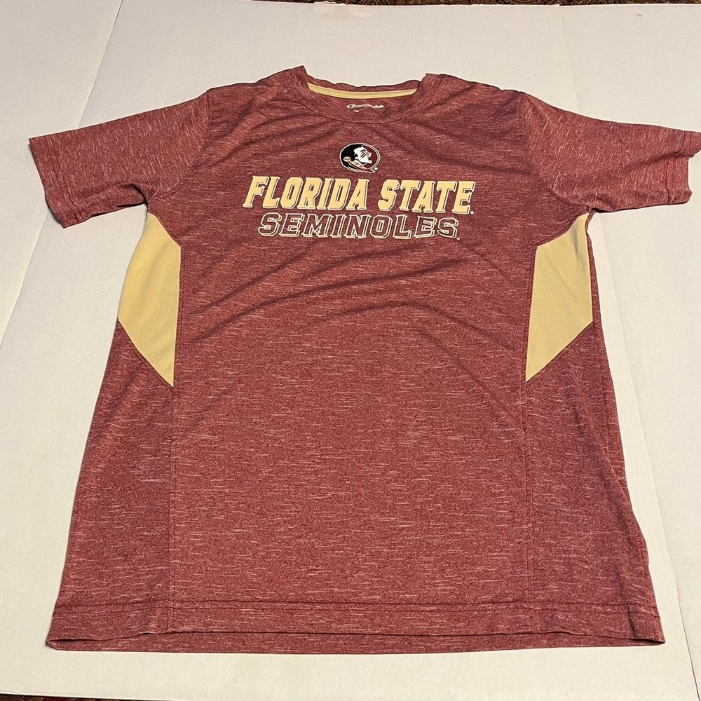 Champion Elite FSU Florida State‎ Seminoles Men’s Medium Short Sleeve Shirt